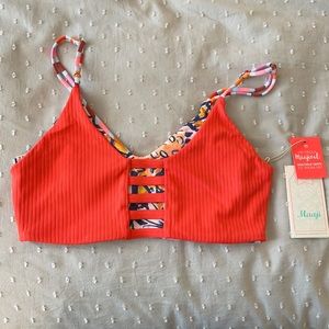 Maaji Bikini Top - Size Medium - Reversible!